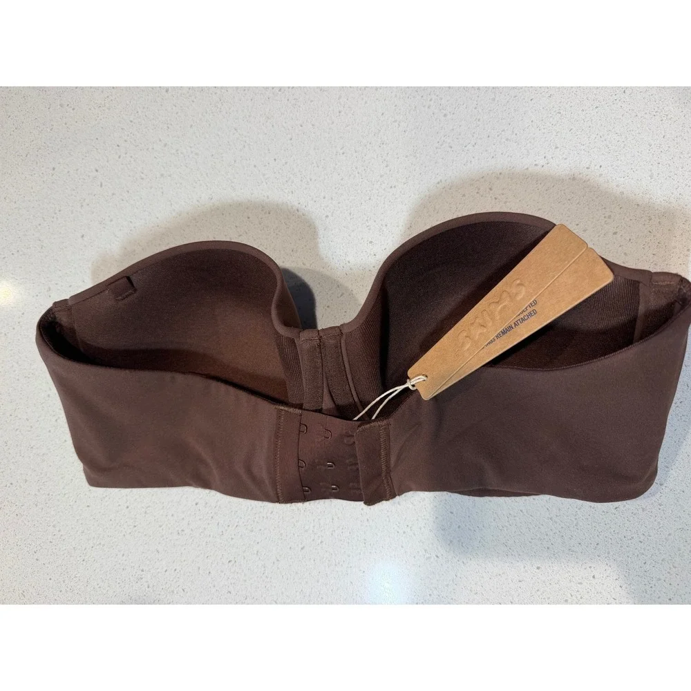 NWT Skims Womens Fits Everybody Strapless Bra Cocoa 36C - Picture 2 of 6